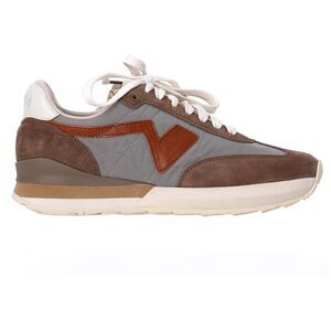 Visvim FKT Runner Sneakers in Brown Suede